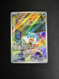 Quaxly 206/193 Illustration Rare Paldea Evolved Pokemon TCG Scarlet & Violet - Image 1