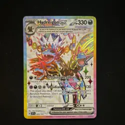 Pokemon Hydreigon EX SV08: Surging Sparks 223/191 330 HP Ultra Rare Holo English - Image 1