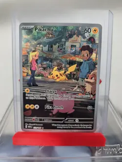 Pokemon TCG Pikachu 173/165 SV: Scarlet & Violet 151 Holo Illustration Rare LP - Image 1
