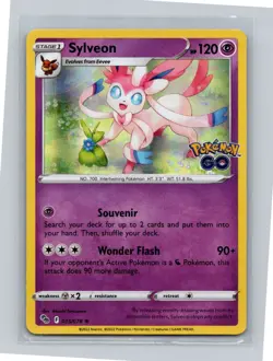 Sylveon Holo Rare Pokemon GO 035/078 NM - Image 1