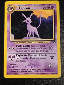 Pokemon Espeon #20 - Eng - Neo Discovery 2001 - Image 1