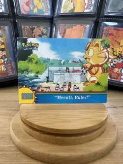 Topps Pokemon 2000 OR13 “Meowth Rules!” Series 3 Orange Islands NM - Image 1