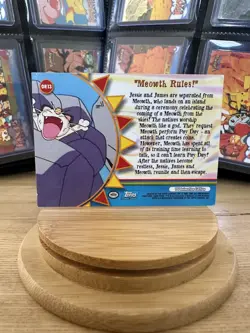 Topps Pokemon 2000 OR13 “Meowth Rules!” Series 3 Orange Islands NM - Image 2