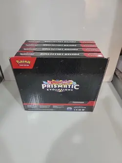 Prismatic Evolutions Poster Collection Sealed Set Of 4 Pokemon mega evolutions - Image 4