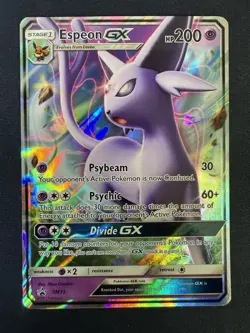 Pokemon TCG: Sun & Moon Black Star Promos Espeon GX SM35 NM - Image 5