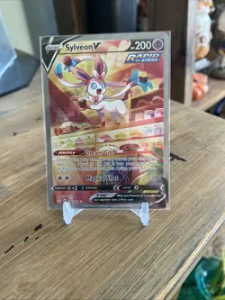 Pokemon Sword & Shield Evolving Skies Sylveon V Alt Art 184 - Image 3