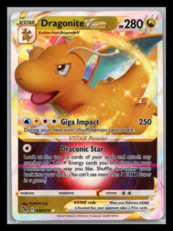 Dragonite VSTAR Ultra Rare Pokemon GO 050/078 NM - Image 1