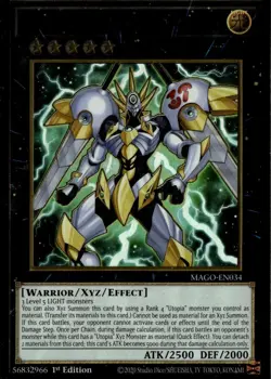YuGiOh Maximum Gold #MAGO-EN034 Number S39: Utopia the Lightning - Image 1