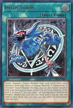 Invocation (UTR)-Ultimate Rare - Unlimited - OP06-EN003 - OTS Tournament Pack... - Image 1