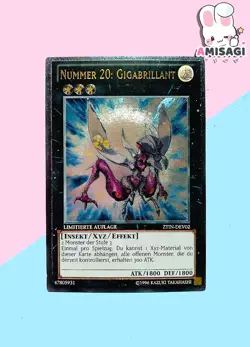 Yu-Gi-Oh! - Karte Nummer 20: Gigabrillant ZTIN-DEV02 Ultimate Rare TCG Deutsch - Image 1