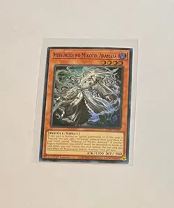 2x Yu-Gi-Oh! Mitsurugi No Mikoto Aramasa #ALIN-EN090 Super Rare 1st Edition (NM) - Image 2
