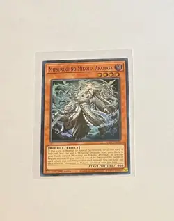 2x Yu-Gi-Oh! Mitsurugi No Mikoto Aramasa #ALIN-EN090 Super Rare 1st Edition (NM) - Image 4