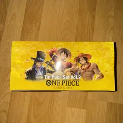 One Piece Card Game - Tin Pack Set Vol.2 (TS-02,OP13) x12 case sealed x24 packs - Image 1