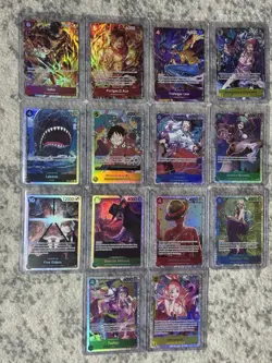 One Piece TCG - SR Lot 14 Cards NM - Image 1