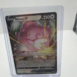 Pokemon Blissey V Sword & Shield Chilling Reign Ultra Rare Holo 119/198 - Image 1