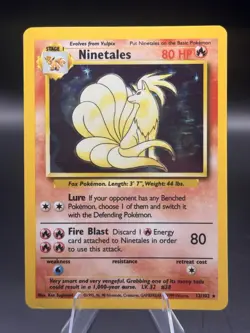 Ninetales 012/102 Base Set Holo - Pokemon Vintage - Image 1