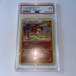 2013 POKEMON LEGENDARY TREASURES CHARIZARD #19 HOLO PSA 9 MINT #142018126 - Image 1
