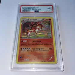 2013 POKEMON LEGENDARY TREASURES CHARIZARD #19 HOLO PSA 9 MINT #142018126 - Image 2