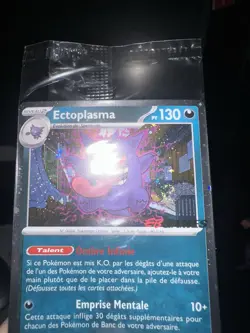 FRENCH Pokemon Gengar 050/088 EB Games Stamped Promo Sealed X5/ 1 SWIRL💫 - Image 2