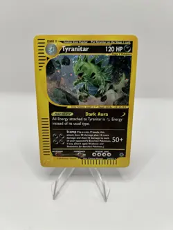 Pokemon TCG Tyranitar Expedition Base Set Holo Rare #29/165 2002 SWIRL - HP - Image 1