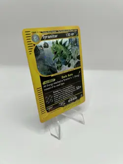 Pokemon TCG Tyranitar Expedition Base Set Holo Rare #29/165 2002 SWIRL - HP - Image 3