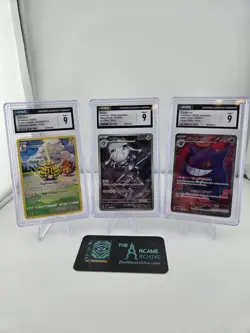 Pokemon TCG Graded Lot 40 CGC Slabs Avg Grade 9 Pikachu Gengar Jolteon Eevee - Image 4