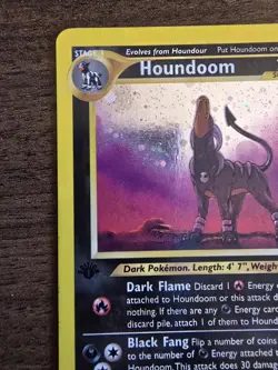 Houndoom 8/64 First Edition Foil Neo Revelation Very Lightly Played Almost NM - Image 2