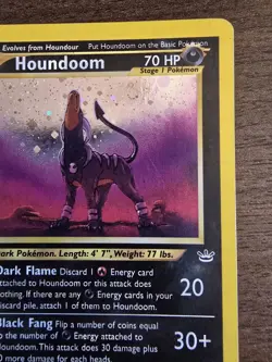 Houndoom 8/64 First Edition Foil Neo Revelation Very Lightly Played Almost NM - Image 3