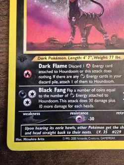 Houndoom 8/64 First Edition Foil Neo Revelation Very Lightly Played Almost NM - Image 4