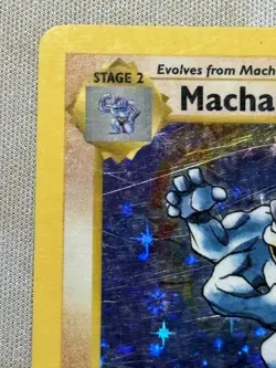 Pokemon TCG Machamp Base Set 8/102 Holo 1st Edition Holo Shadowless MP - Image 3