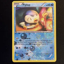 Pokemon TCG Piplup RC6/RC25 Legendary Treasures Basic 60HP Uncommon Reverse Holo - Image 1