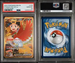 Pokemon Ethan’s Ho Oh ex 239/182 Hyper Rare - Destined Rivals - PSA 10 - Image 1