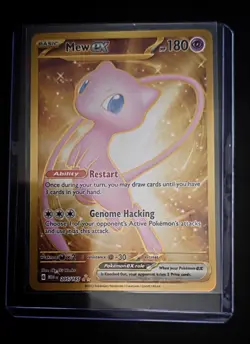 Pokemon Mew ex 193/165 Scarlet & Violet 151 Full Art Ultra Rare Holo EX 180 HP - Image 1