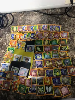 pokemon vintage sticker bundle job lot - Image 1