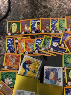 pokemon vintage sticker bundle job lot - Image 2