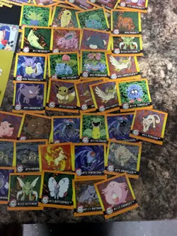 pokemon vintage sticker bundle job lot - Image 4