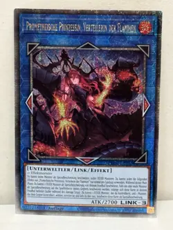 GERMAN Promethean Princess, Bestower of Flames Quarter Century PHNI-DE052 QCR - Image 1