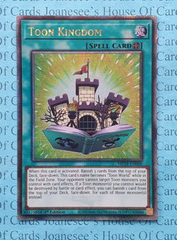 MP24-EN006 Toon Kingdom Quarter Century Secret Rare Yu-Gi-Oh 1st New - Image 1
