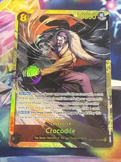 1x Crocodile - OP14-120 SEC - One Piece The Azure Sea's Seven - NM - Image 1