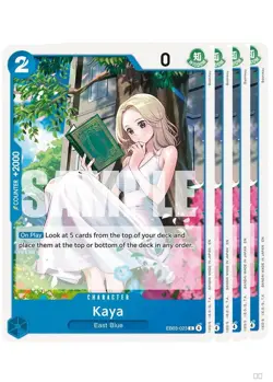 4x Extra Booster: One Piece Heroines Edition C EB03-023 Kaya - Image 1