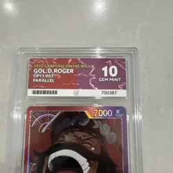One Piece OP13 - ACE 10 Gol.D.Roger OP13-003 Parallel - GEM MT - Image 2