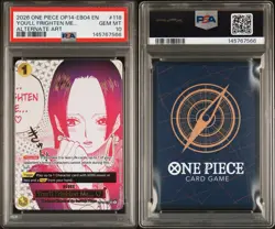 One Piece OP14-118 You’ll Frighten Me Alternate Art PSA 10 - Image 3