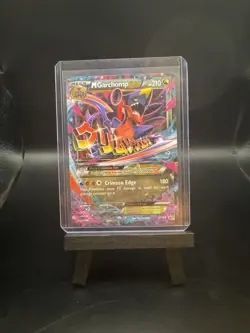 Pokemon Mega Garchomp EX TCG Black Star Promo Card XY168 - Image 1