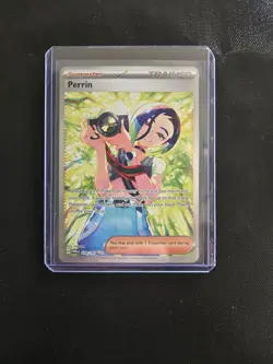 Pokemon Perrin Full Art Holo Card 220/167 Twilight Masquerade Illustration Rare - Image 1