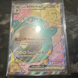 Ionos Bellibolt Ex 194 Journey Together Full Art Ultra Rare Pokemon Card NM - Image 2