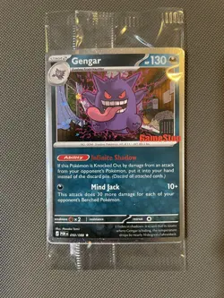 Pokemon Perfect Order Promo Gamestop Gengar Card 050/088 New Sealed - Image 4