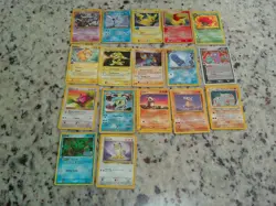 Pokemon Lot Of 17 Cards From The 1990's - Image 1