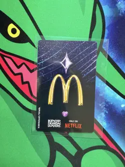 McDonald’s K-Pop Demon Hunters Rumi Jinu Card Saja Boys Meal Trading Card - Image 2
