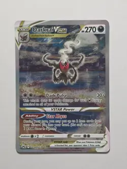 Darkrai VSTAR GG50/GG70 Crown Zenith Holo Pokemon Card - Near Mint - Image 1