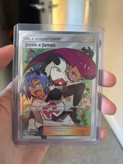Pokemon TCG - Jessie And James Full Art Trainer Card - 68/68 - Hidden Fates - Image 1